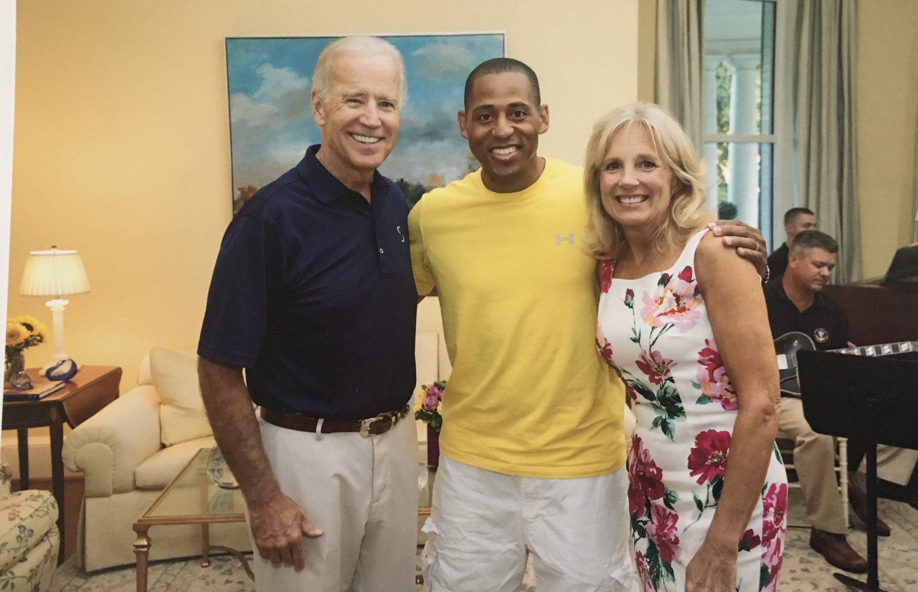 Cedric King at the Vice President's residence