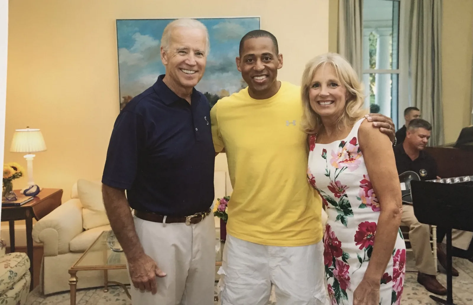 Cedric King at the Vice President's residence